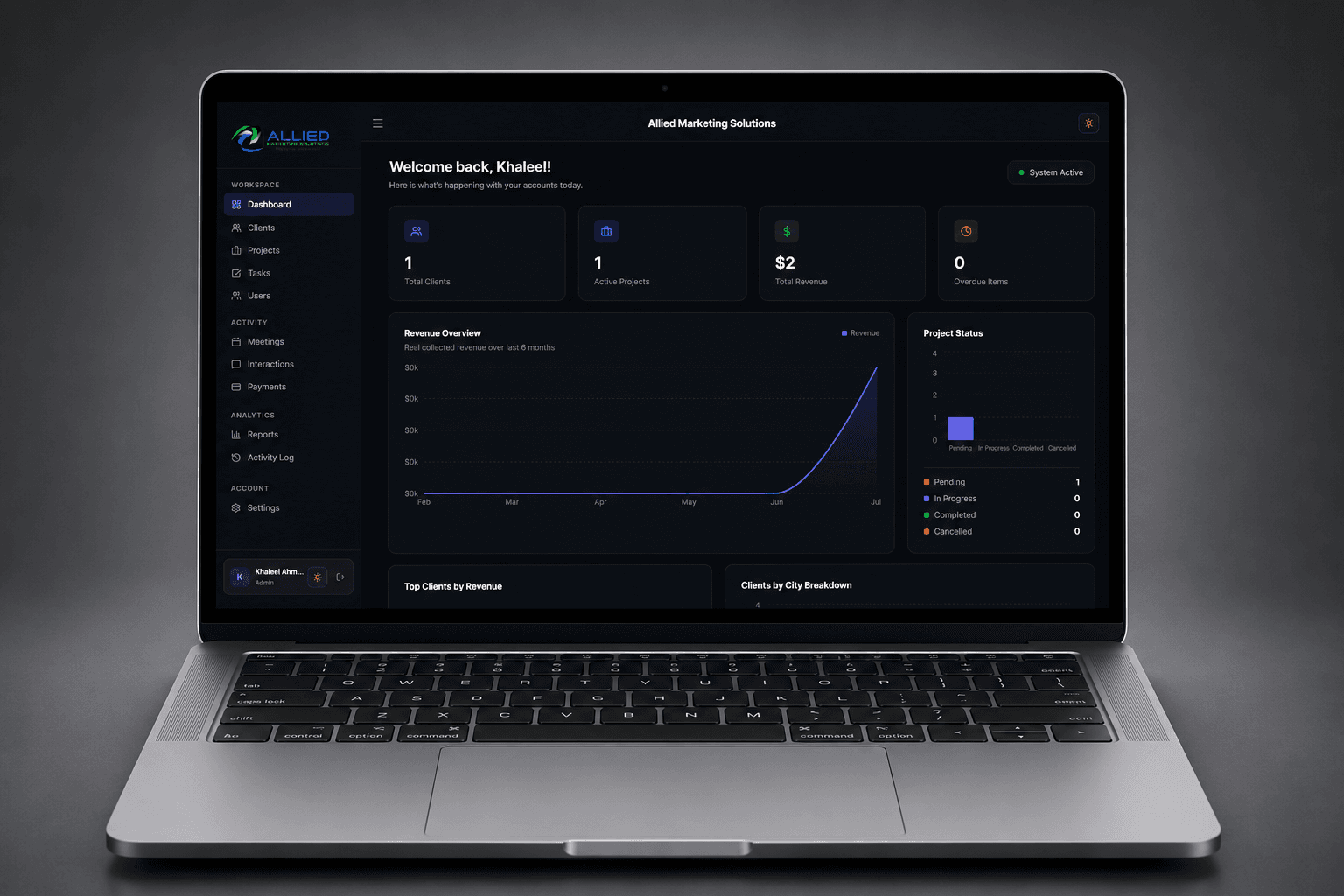 Client Management System