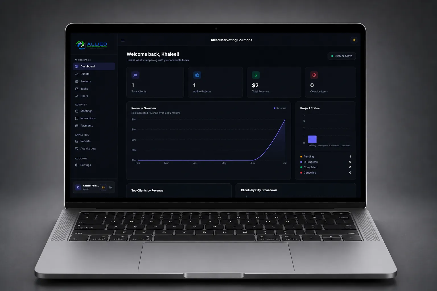 Client Management System